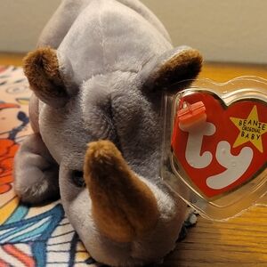 Spike Rhino 1996 *RARE, ERRORS* (Excellent, Retired, Baby)